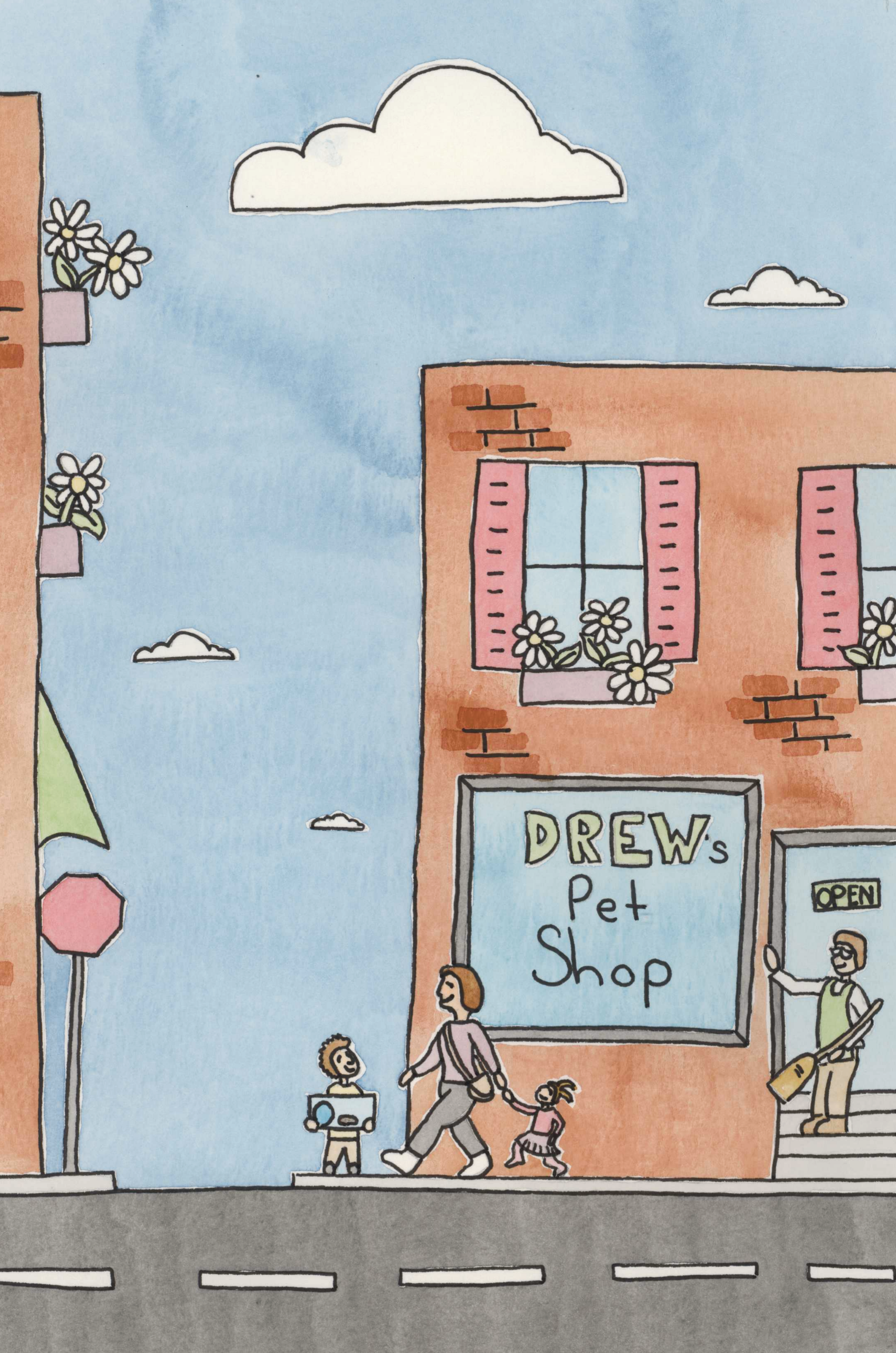 Benny Pet Shop - Watercolor