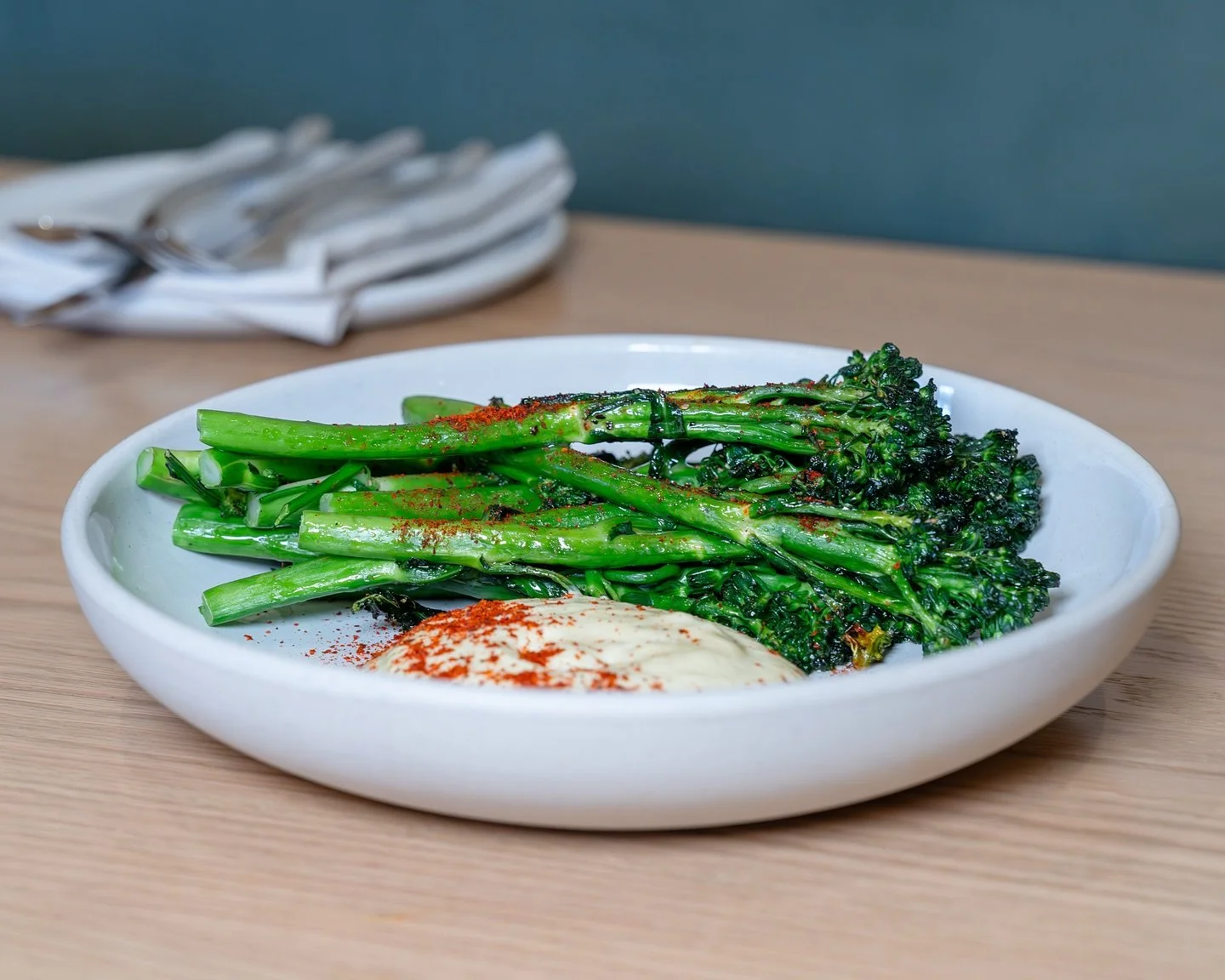Charred broccolini, bagna c&agrave;uda. Sometimes overlooked, but always ordered again. You&rsquo;ve got to try it to believe it.