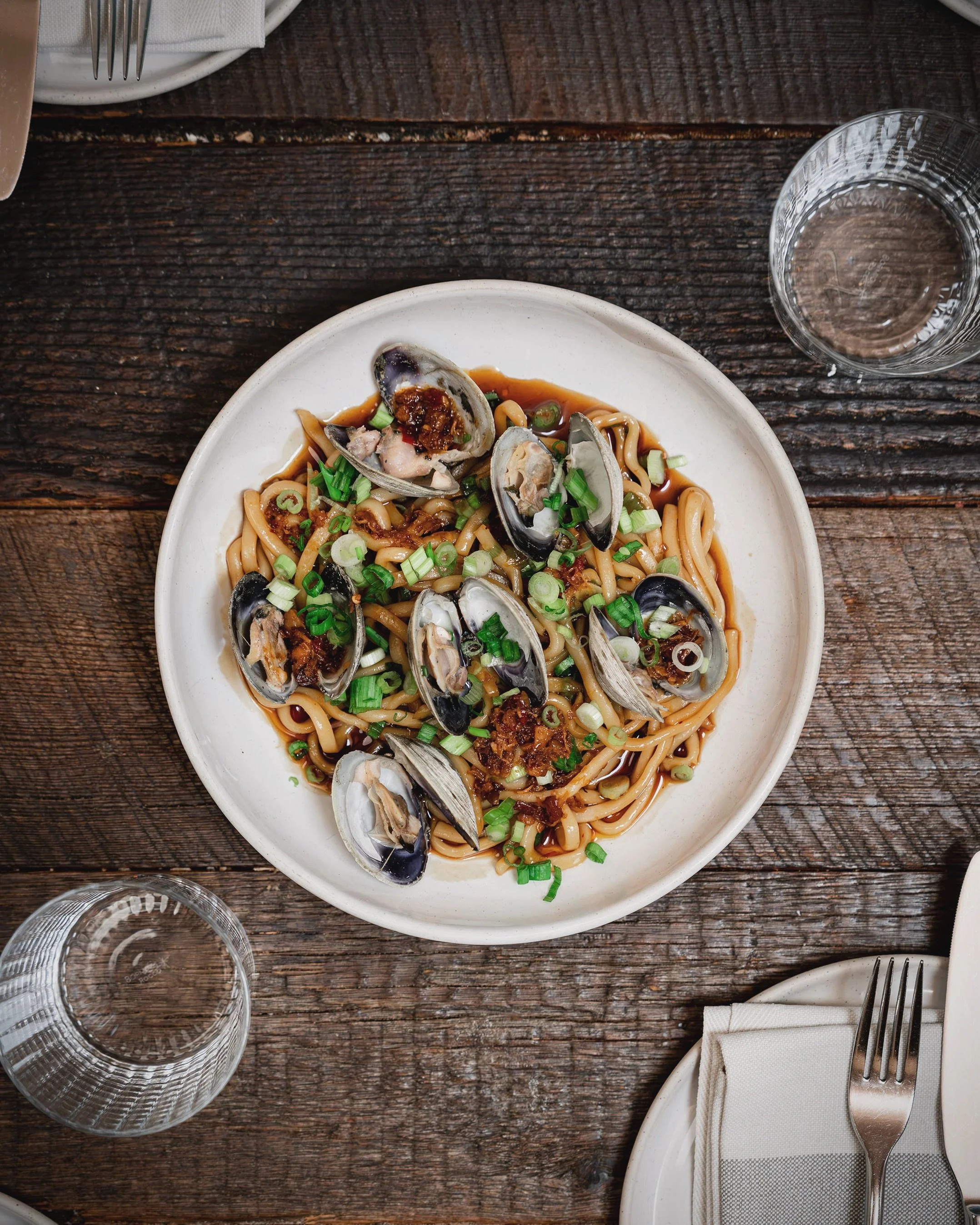 The people have spoken.
Matilda XO&mdash;little neck clams, umami-rich XO sauce, and udon noodles. Just one of the new dishes on our summer menu.