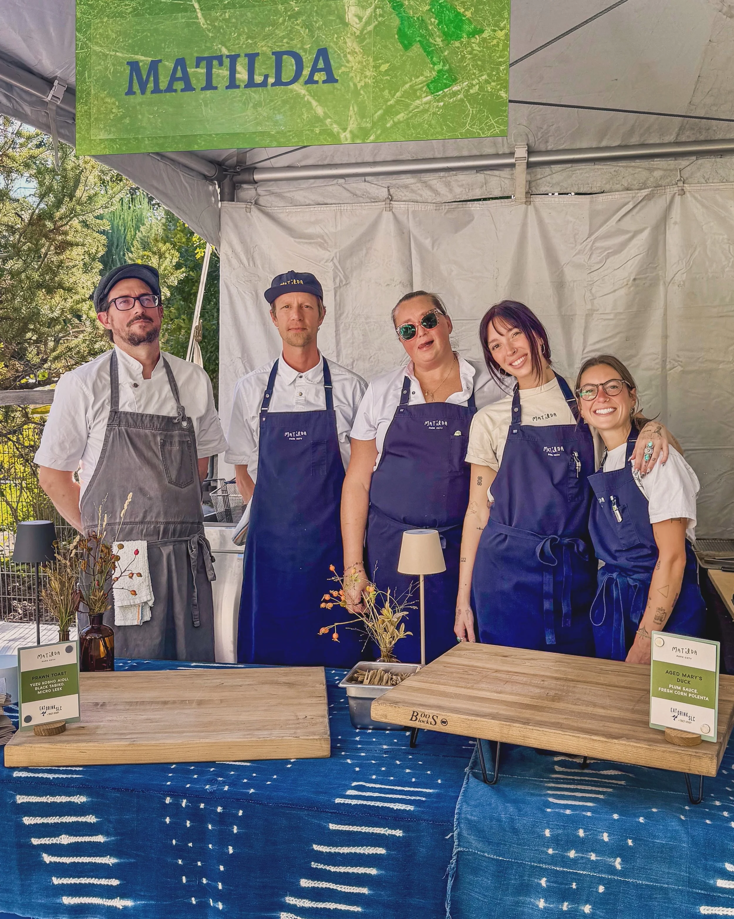 Good food, good people, and a great night at Tracy Aviary for @eatdrinkslc. Cheers to all the legends who came out to hang with us.
