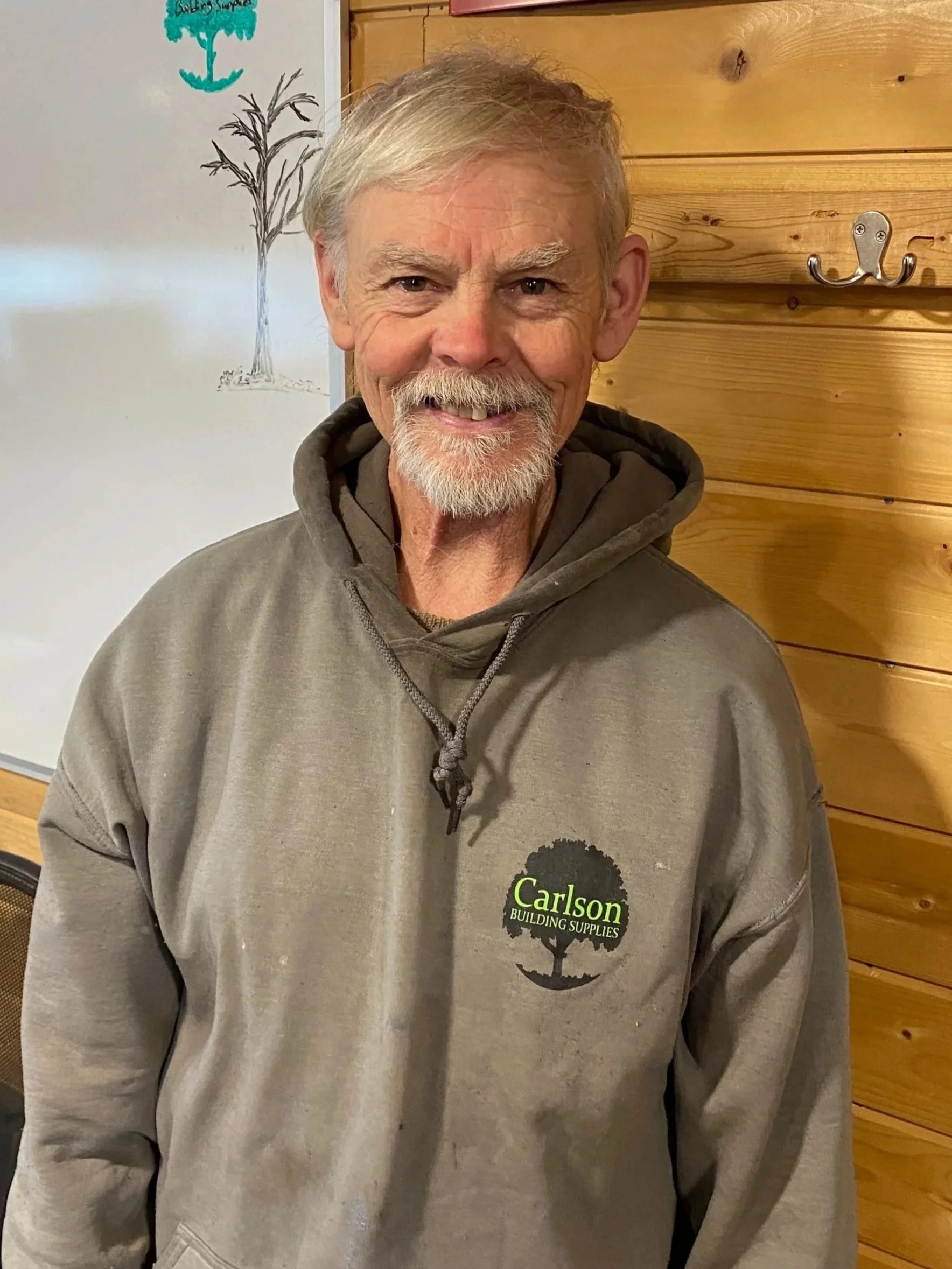Dan is the muscle behind the operation out in the yard. They jointly unload trucks, stock the lumber racks, and deliver lumber/windows/siding/shingles to YOU, our customers!