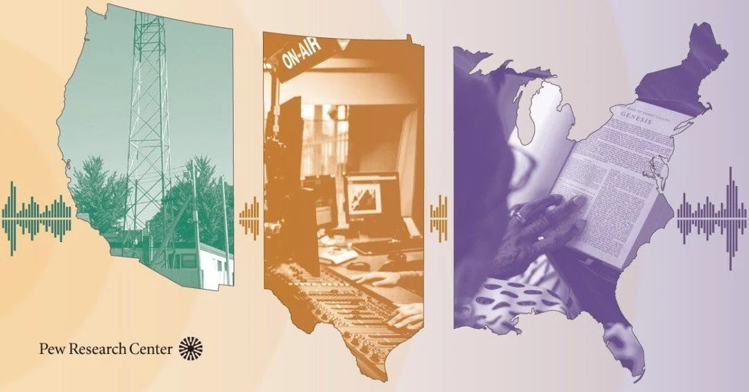 Nearly half of Americans listen to religious audio content. It has become an important source of political information.
A recent Pew survey found that spiritual music is most popular (37%), followed by sermons (30%) and talk shows (18%). Twenty-nine 