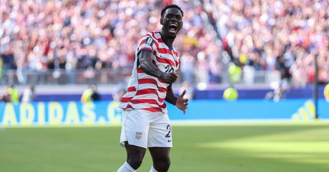 During the 2026 World Cup, USMST striker Folarin Balogun received a controversial red card and one-game suspension. Pres. Trump (R) called FIFA to request a review of the decision. FIFA reversed the suspension, clearing Balogun to play. Trump publicl