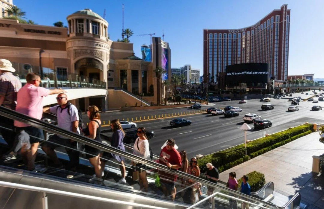 Las Vegas hosted 3.17 million visitors in July 2026, up 2.7% from July 2025. Hotel occupancy reached 77.2%, up 1.1 percentage points. Revenue per available room rose 3.2%. Convention attendance and airport traffic lagged. 

Src. https://www.reviewjou