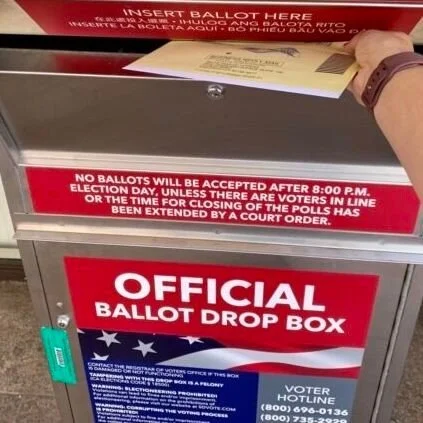 USPS postmarks mail at processing facilities, not mailboxes. Election Day evening or later drop-offs risk a next-day postmark and will not count. Return early or use a drop box. Src: https://washoelife.washoecounty.gov/washoe-county/washoe-county-lau