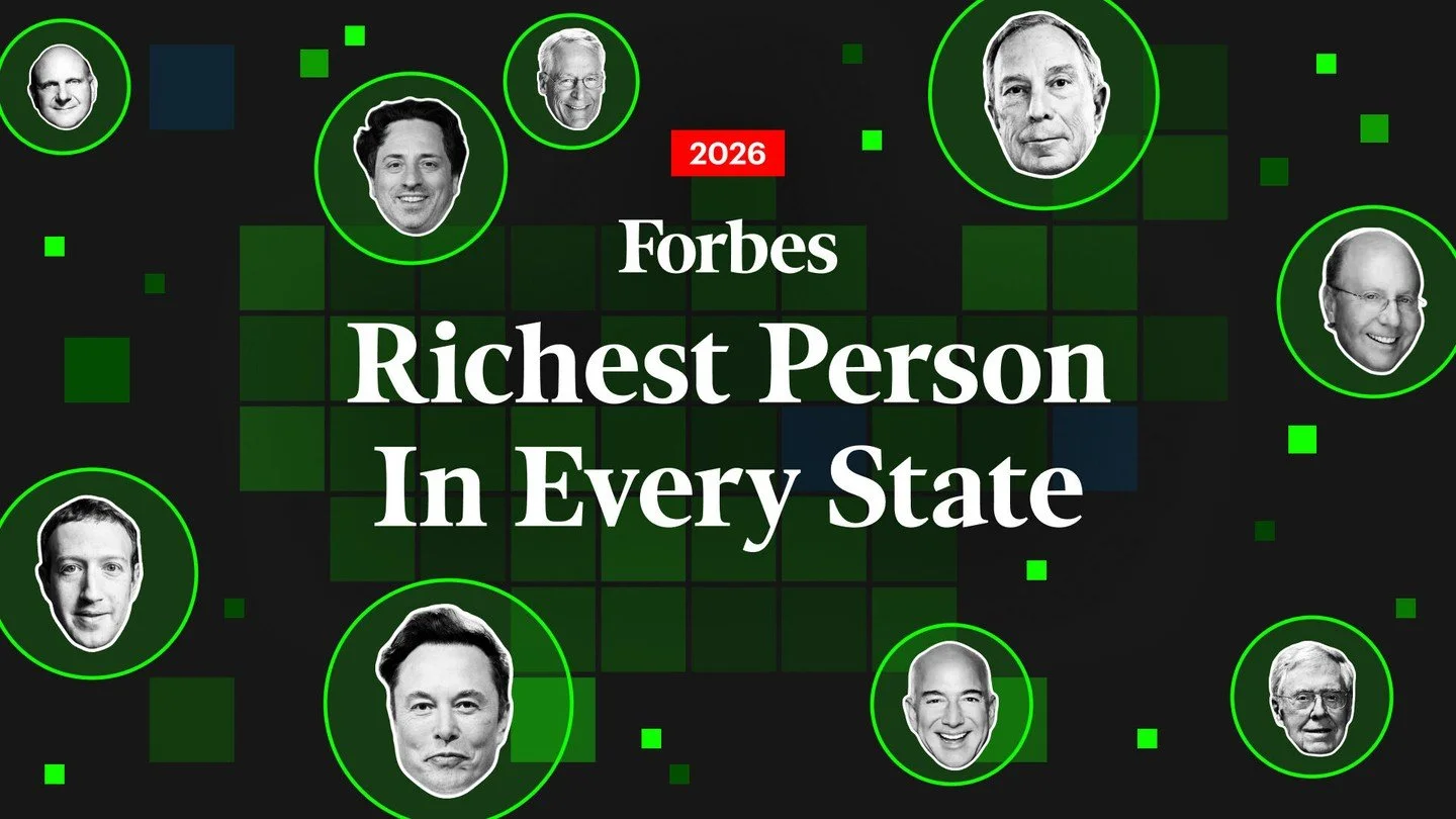 In a Forbes ranking of billionaires by state, California leads the nation with 255 billionaires, followed by New York with 153 and fast-growing Florida with 138. Nevada ranks seventh with 24. Google cofounder Sergey Brin ($265B), who moved to Nevada 