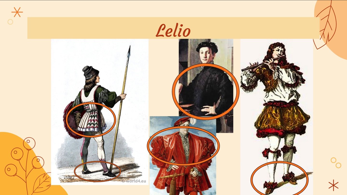 Lelio is on of the Innamorati, or young lovers.