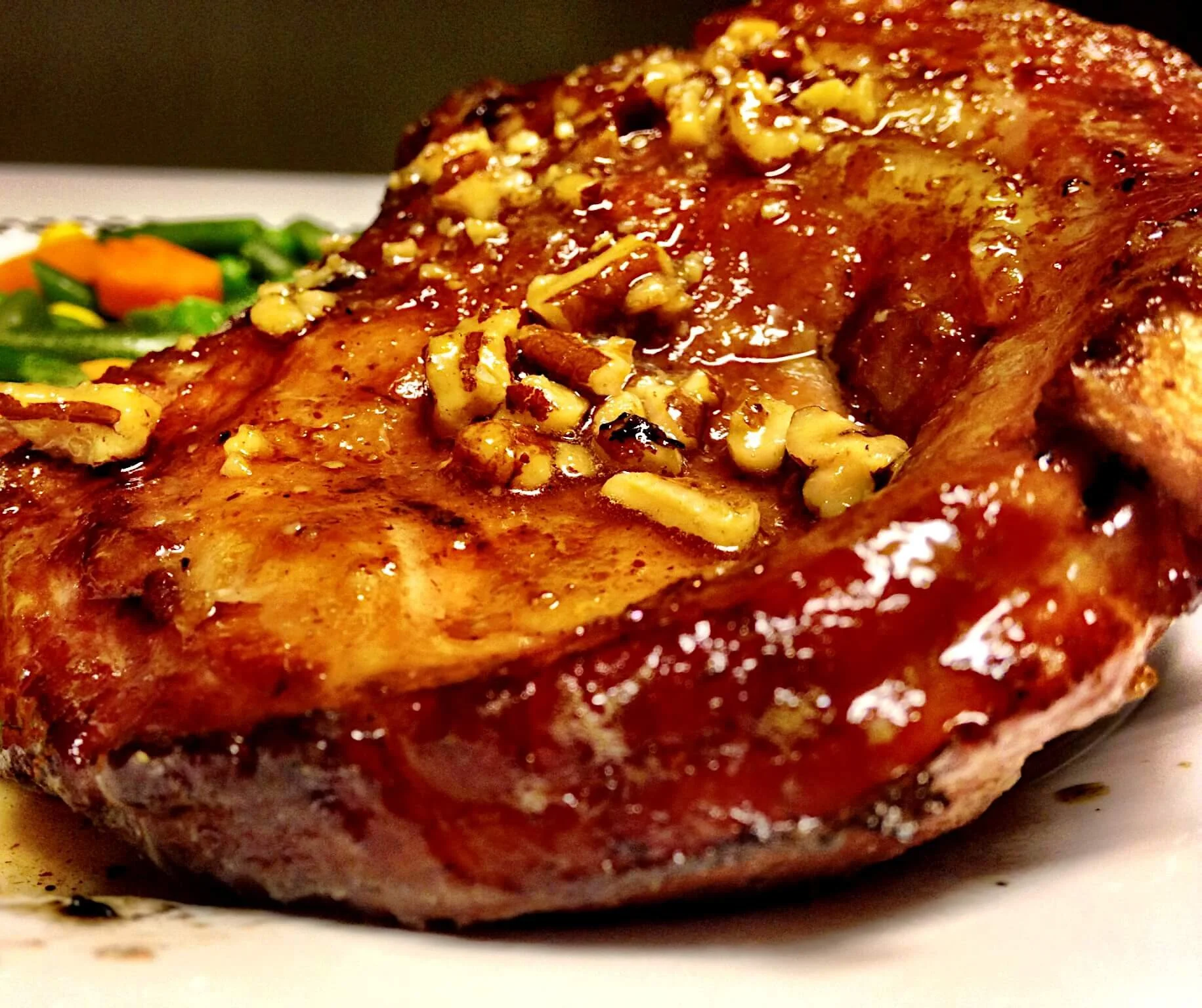 Brine-Cured Pork Chops with Balsamic Glaze