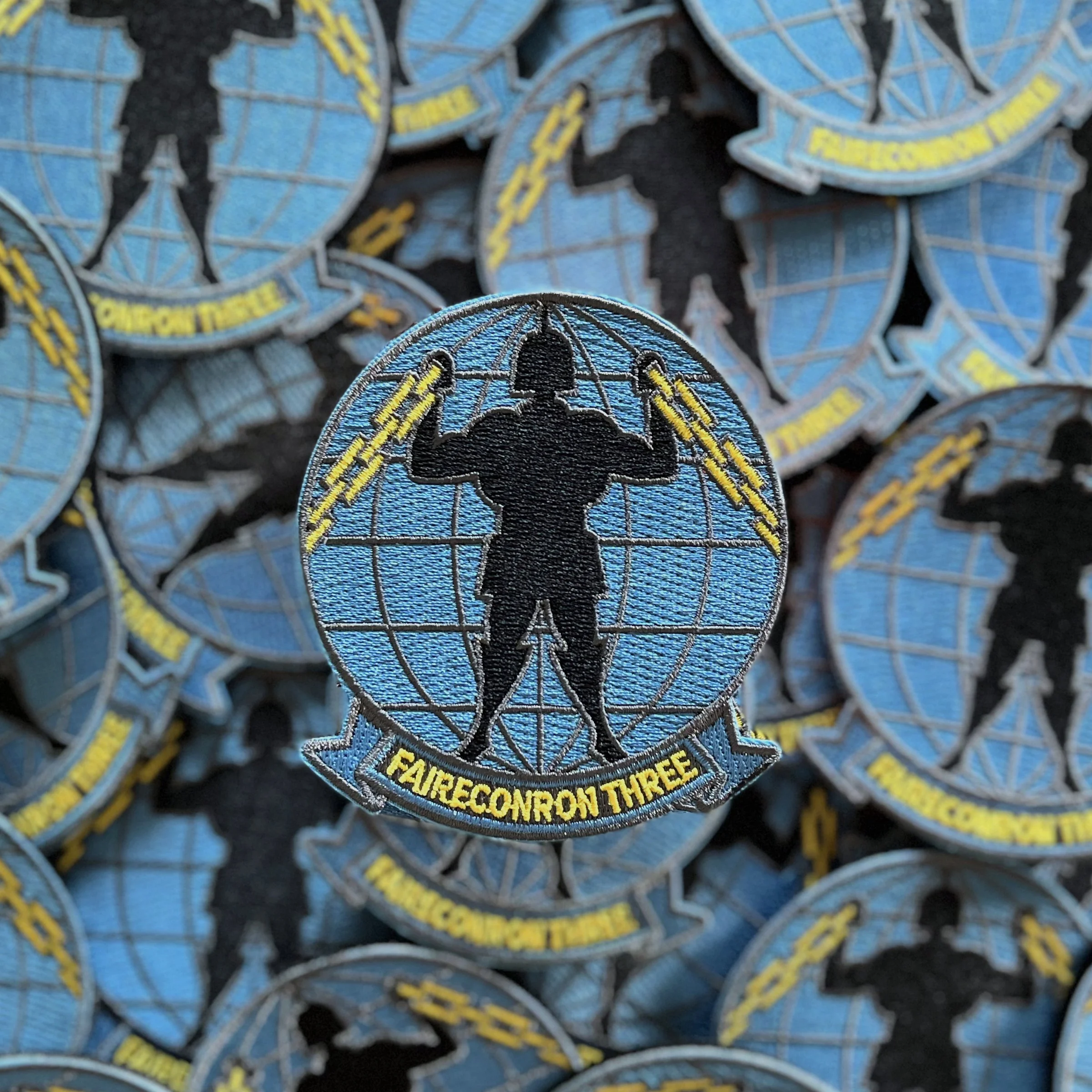 From a sketch to a patch. Took an old, unused design from a squadron and breathed some new life into it