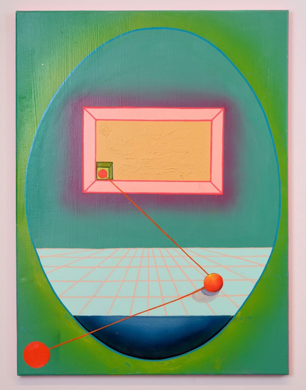 So Gone, 2025 Acrylic and airbrush on canvas 20x24