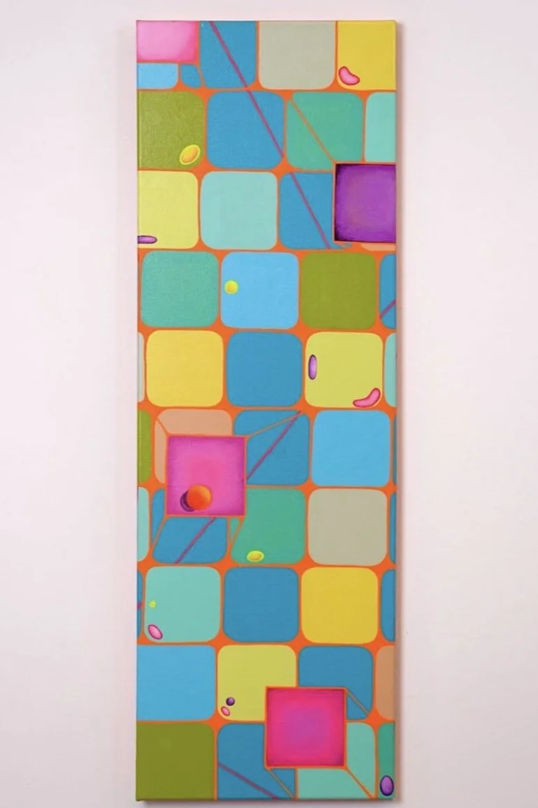 More Than Most, 2025 Acrylic on canvas 10x30