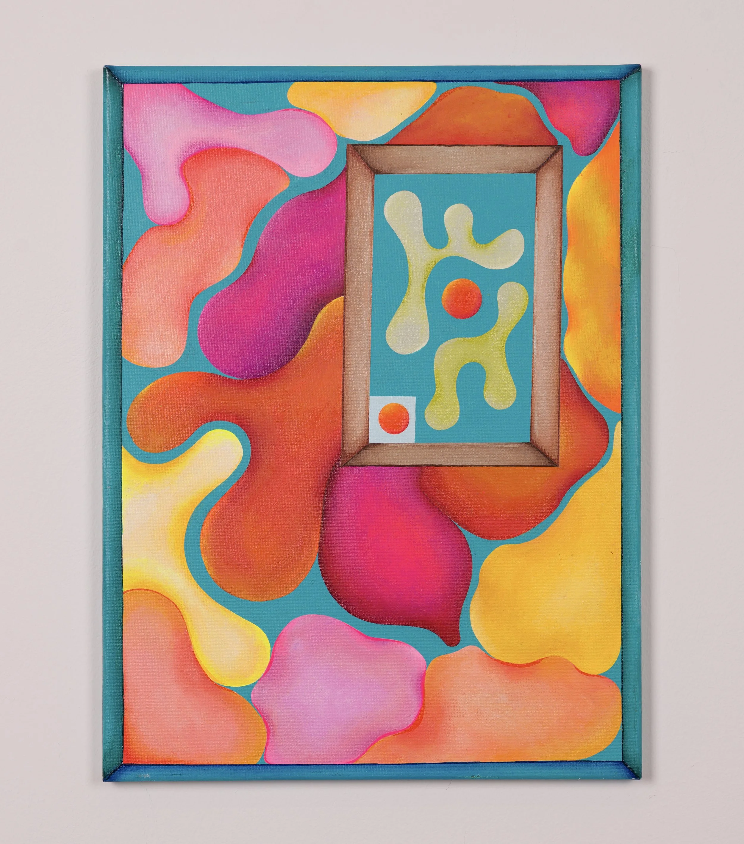 Faster, Now, 2025 Acrylic on canvas 12x16