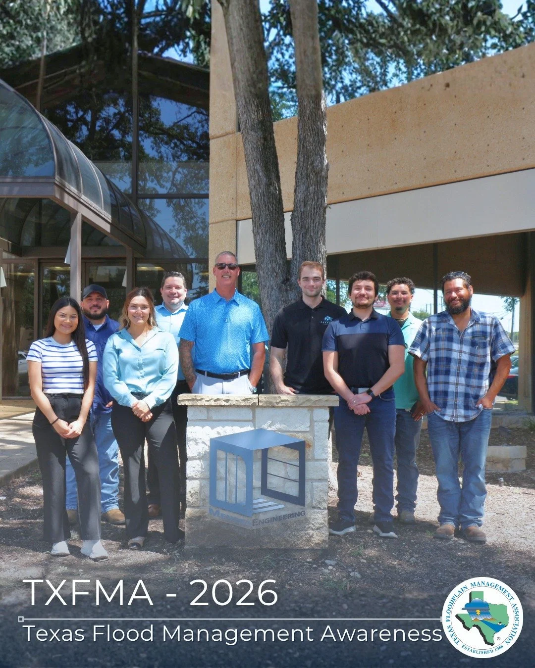 Proud to have Mendez Engineering participating in the annual Texas Flood Management Awareness day &mdash; collaborating to support smarter, safer, and more resilient flood management solutions. 🌧️🌎 

#TXFM #FloodManagement #WearBlueWednesday  #Floo