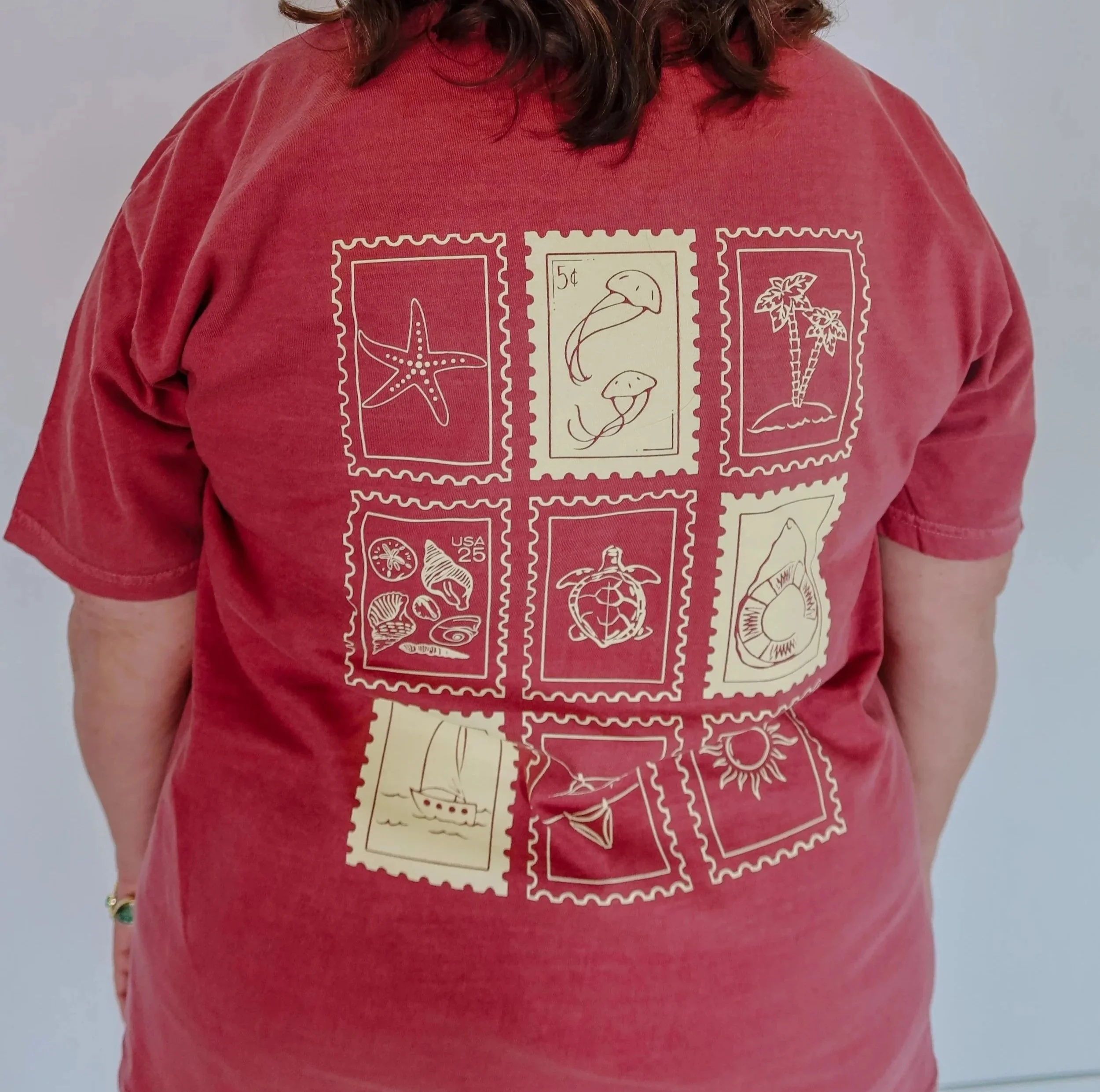 Spensea Postcard Tee - Clay