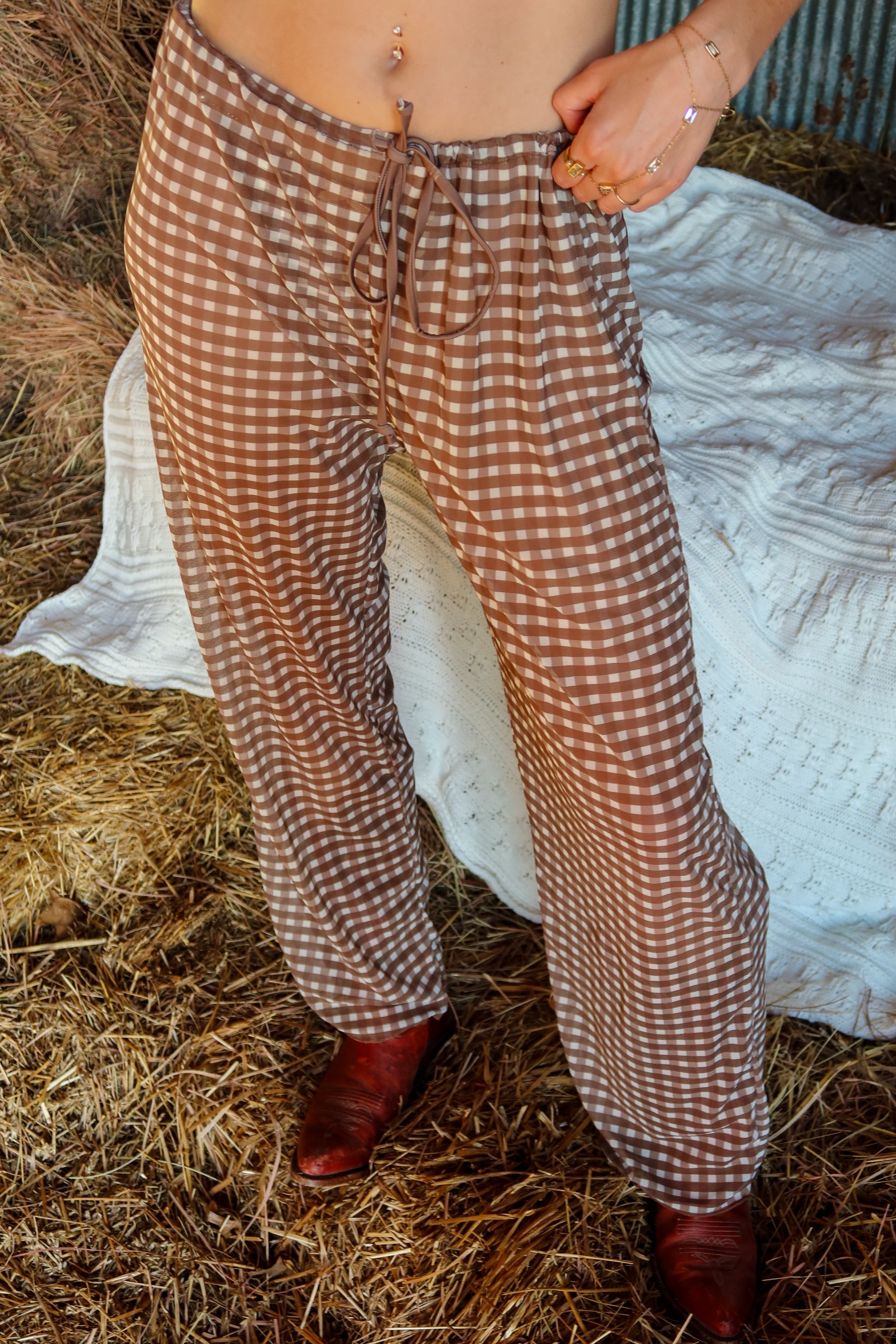 PICNIC BROWN COVER UP