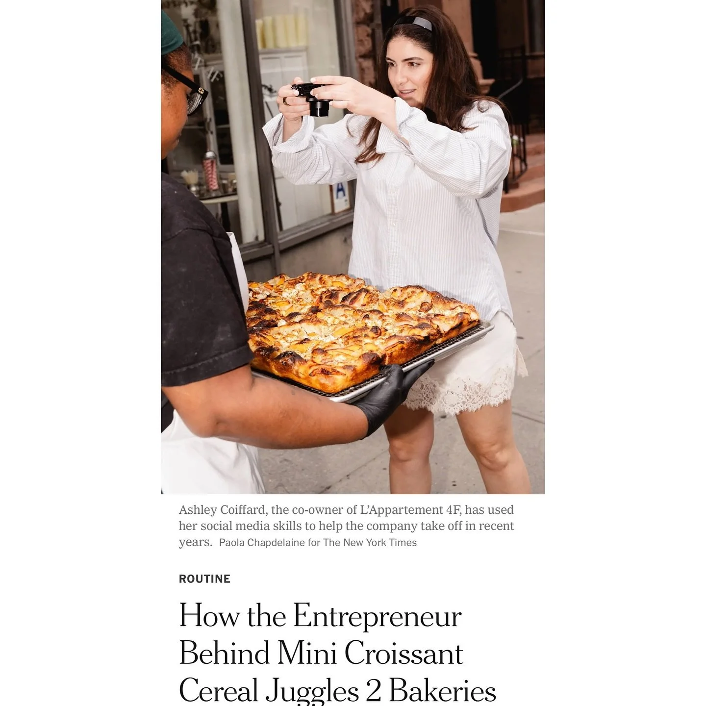 The @nytimes followed me around work last Wednesday and it&rsquo;s in print today.. The Sunday paper. The imposter syndrome was through the roof. Last year, on this exact day I was saying goodbye to my dad in hospice. I have been dreading this weeken