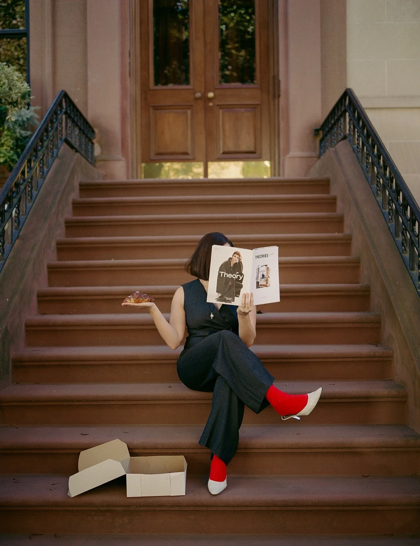 Come celebrate @theory__ debut magazine titled: Theories.  Today at their Meatpacking store with complimentary pretzel croissants topped with flaky sea salt &amp; coffee until supplies last&hellip;

Saturday, October 18
11am&mdash;5pm
Theory Meatpack