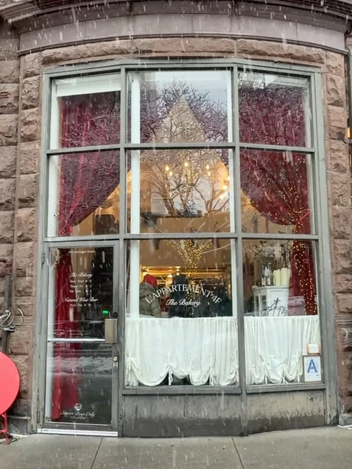 A snowy Sunday morning