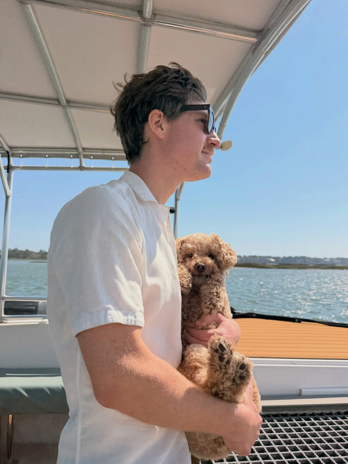 A quick getaway to Charleston just to feel something&hellip; 

A few recs:

We stayed at the @dunlinauberge and saw Great Egrets, chartered a boat and witnessed dolphins dancing, shopped at @wentworthbygbs and @birlantandco for antiques and ate at @p