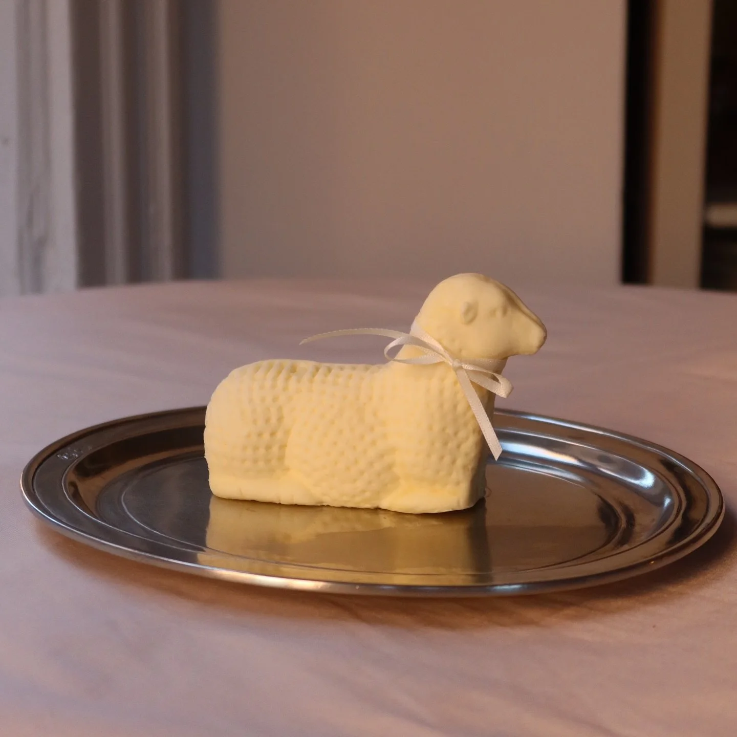 A little butter lamb for Easter 🐑