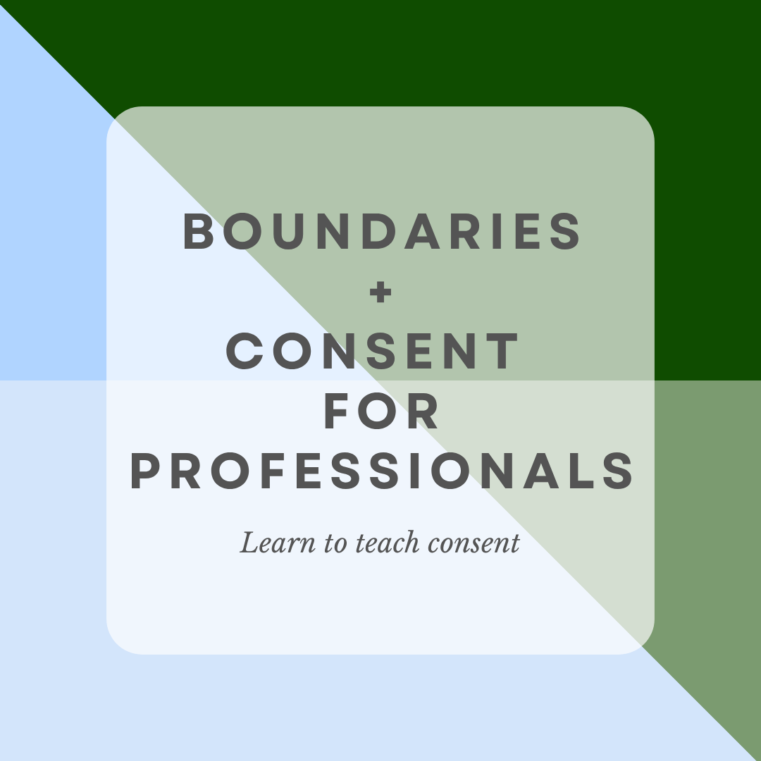 Boundaries + Consent for Professionals