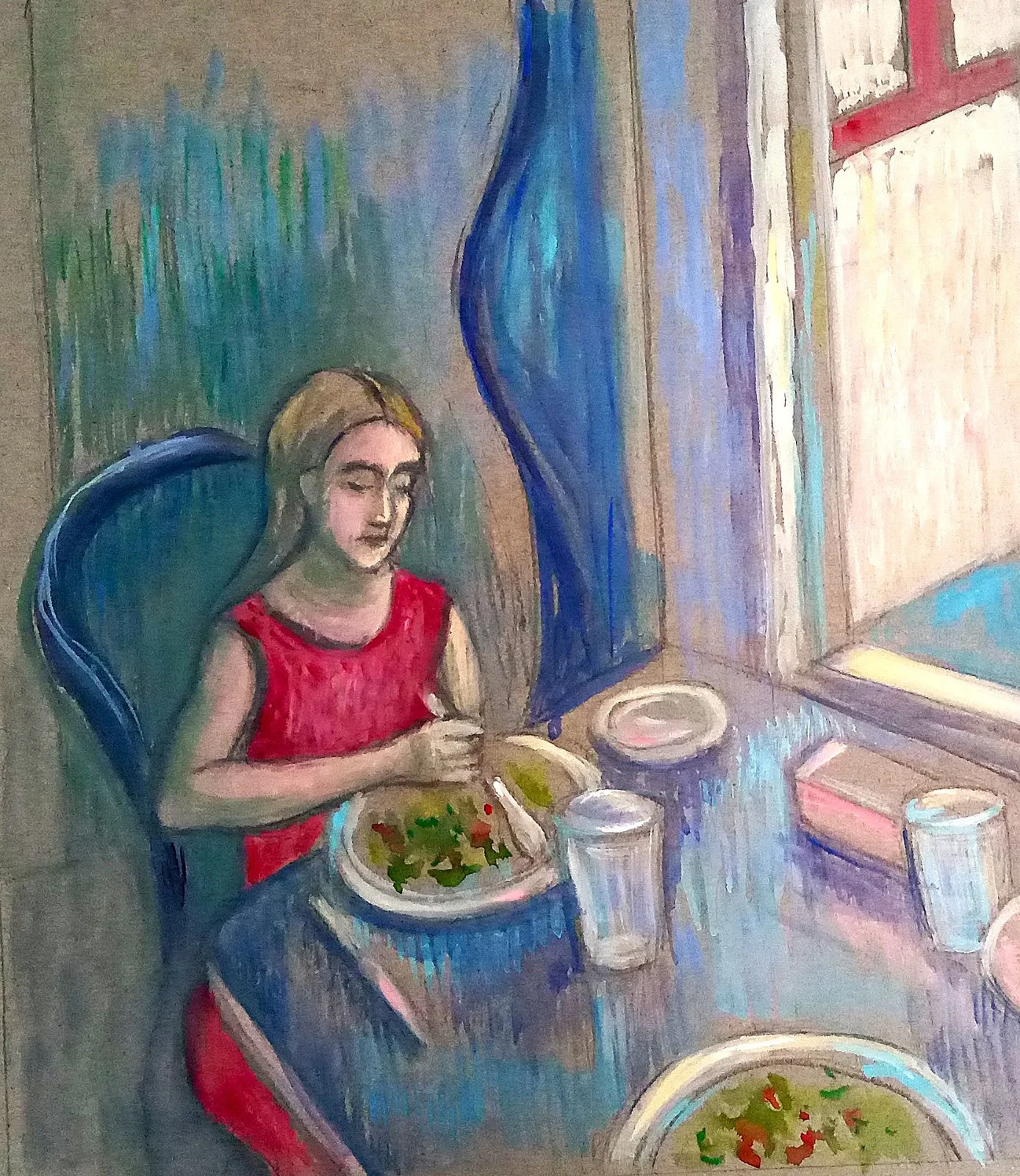 Lunch Break 2
gouache
13.5 in. x 11 in.