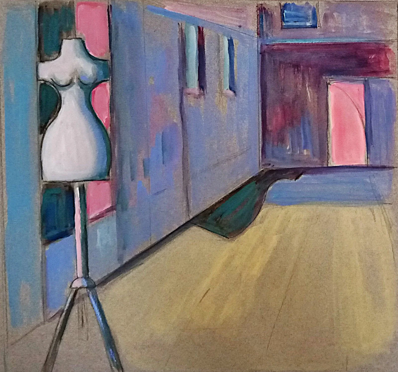 Dressmaker's Dummy
gouache
12 in. x 12 in.
