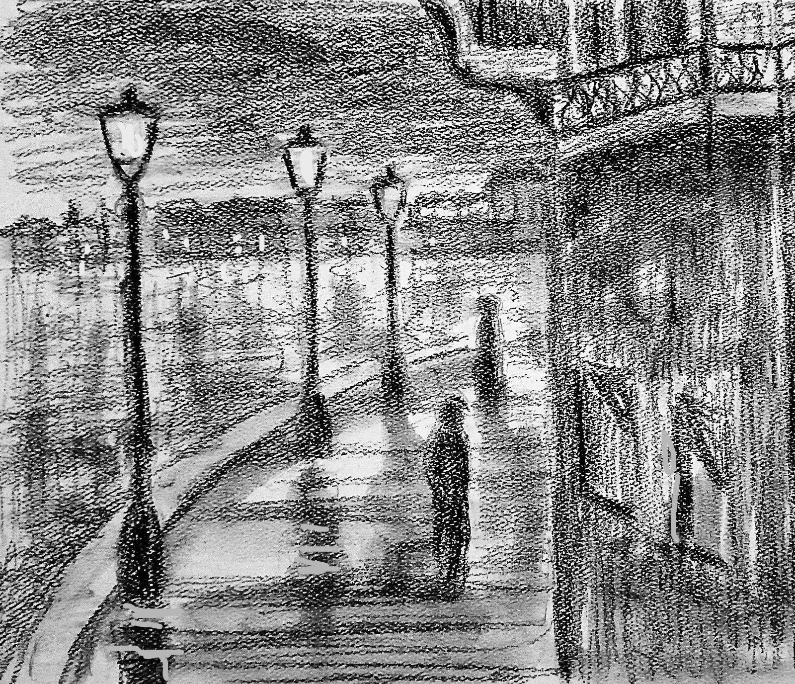 High Tide 2
conte crayon
12 in. x 12 in.