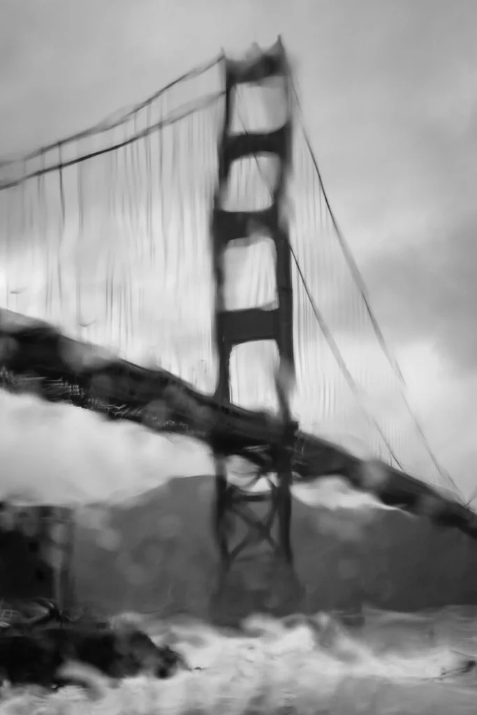 Selections from Thirty-Six Views of the Golden Gate Bridge, photographs by Arthur Drooker