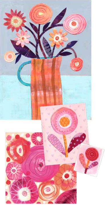 Funky Florals | Cut Paper Collage Workshop with Sally-Ann Langley