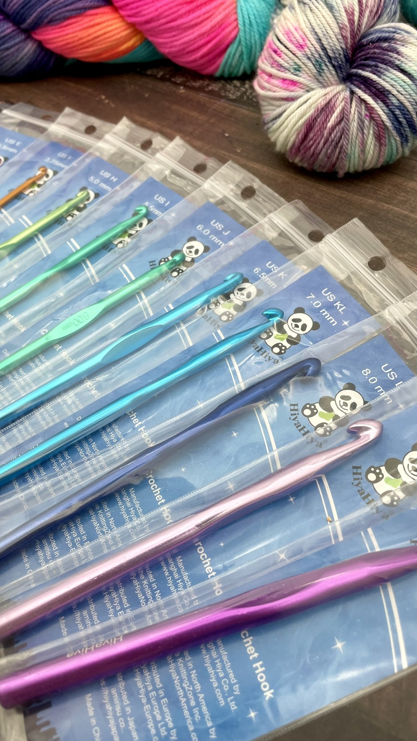 HiyaHiya 6" Aluminum Crochet Hooks