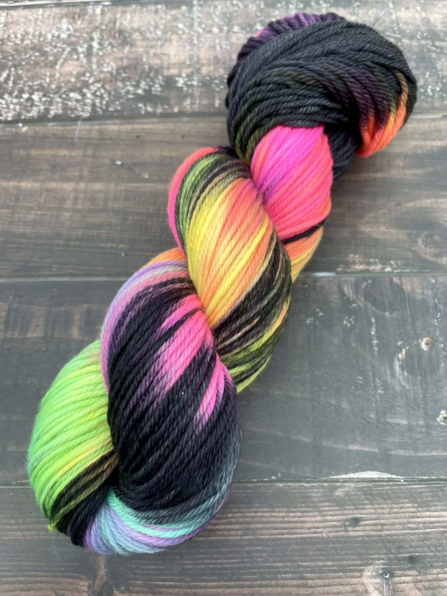 Dumpster Gerald on worsted single skein.JPEG