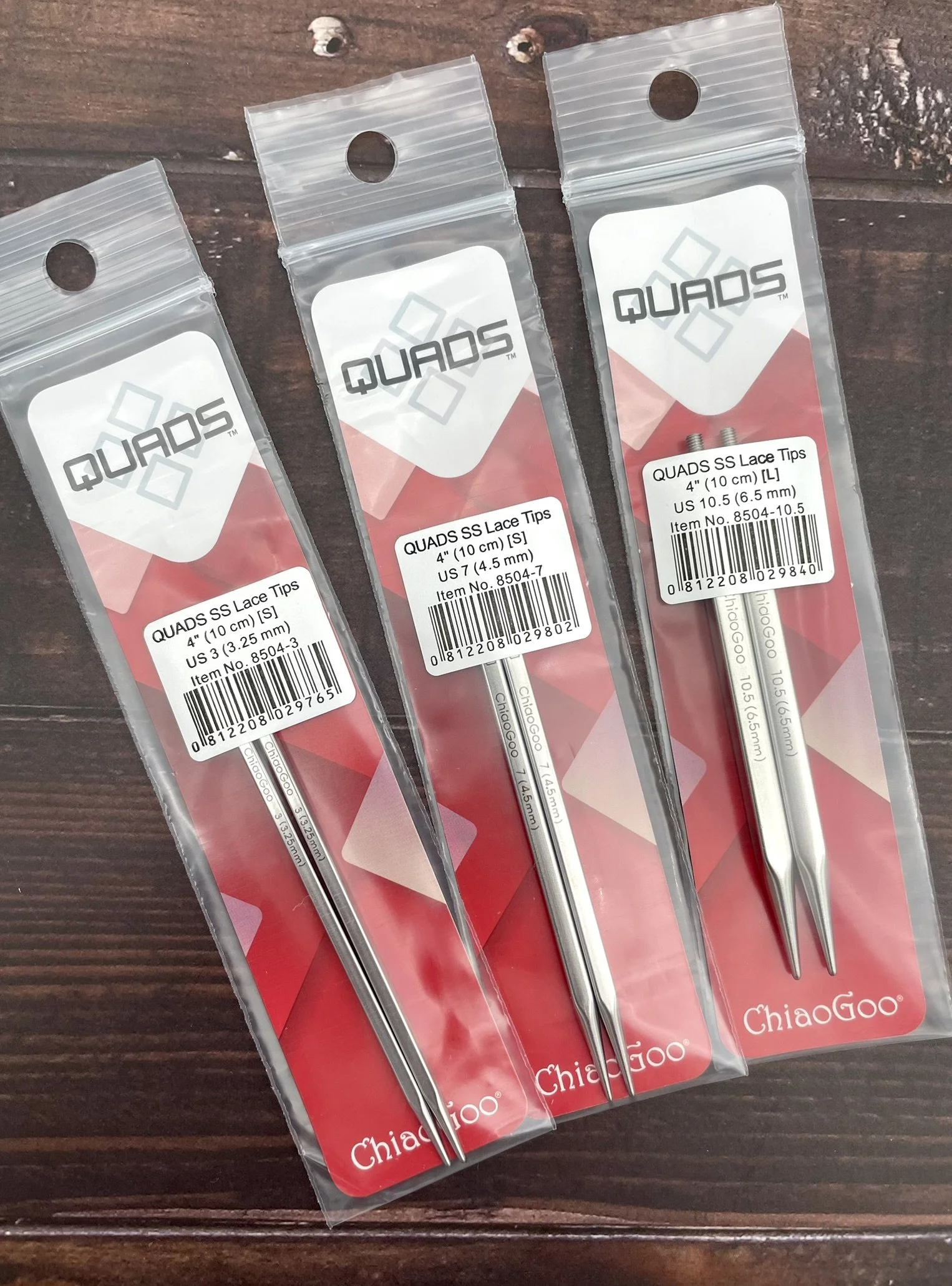 ChiaoGoo QUADS 4in multi sizes.JPEG