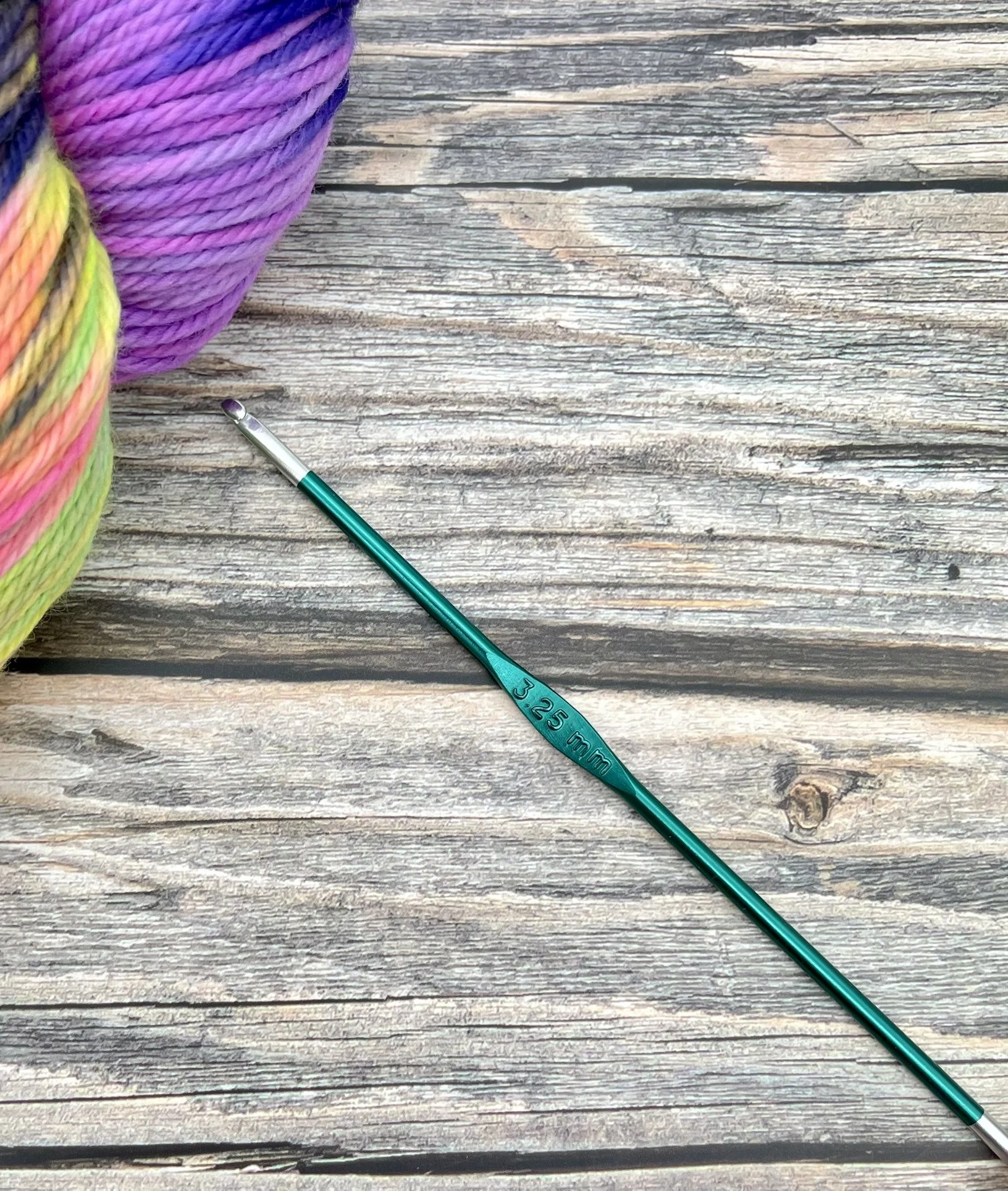 KnitPro Zing Crochet Hooks size D inprint displayed.JPEG