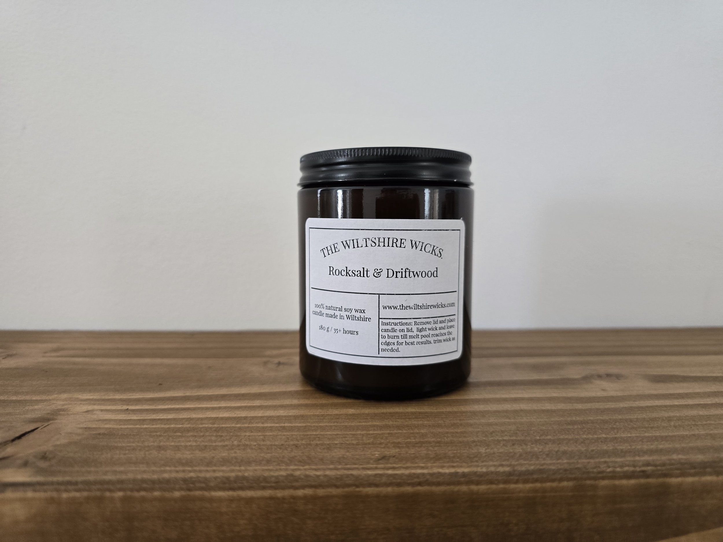 Rocksalt & Driftwood Candle
