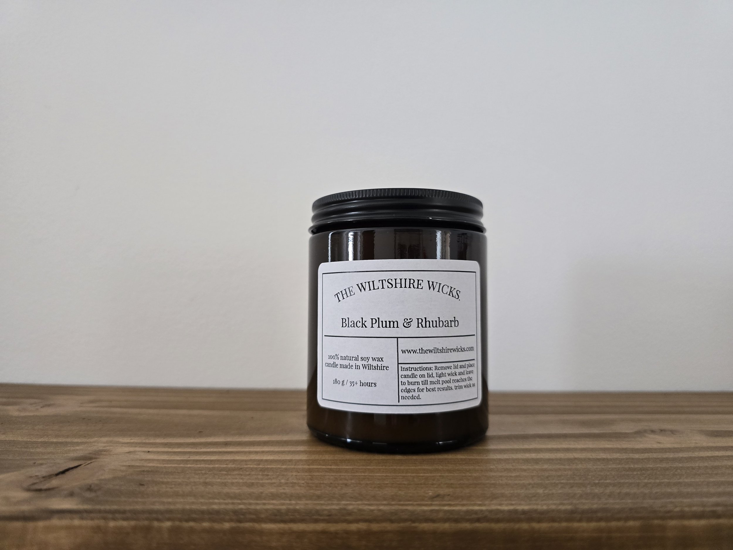 Black Plum & Rhubarb Candle
