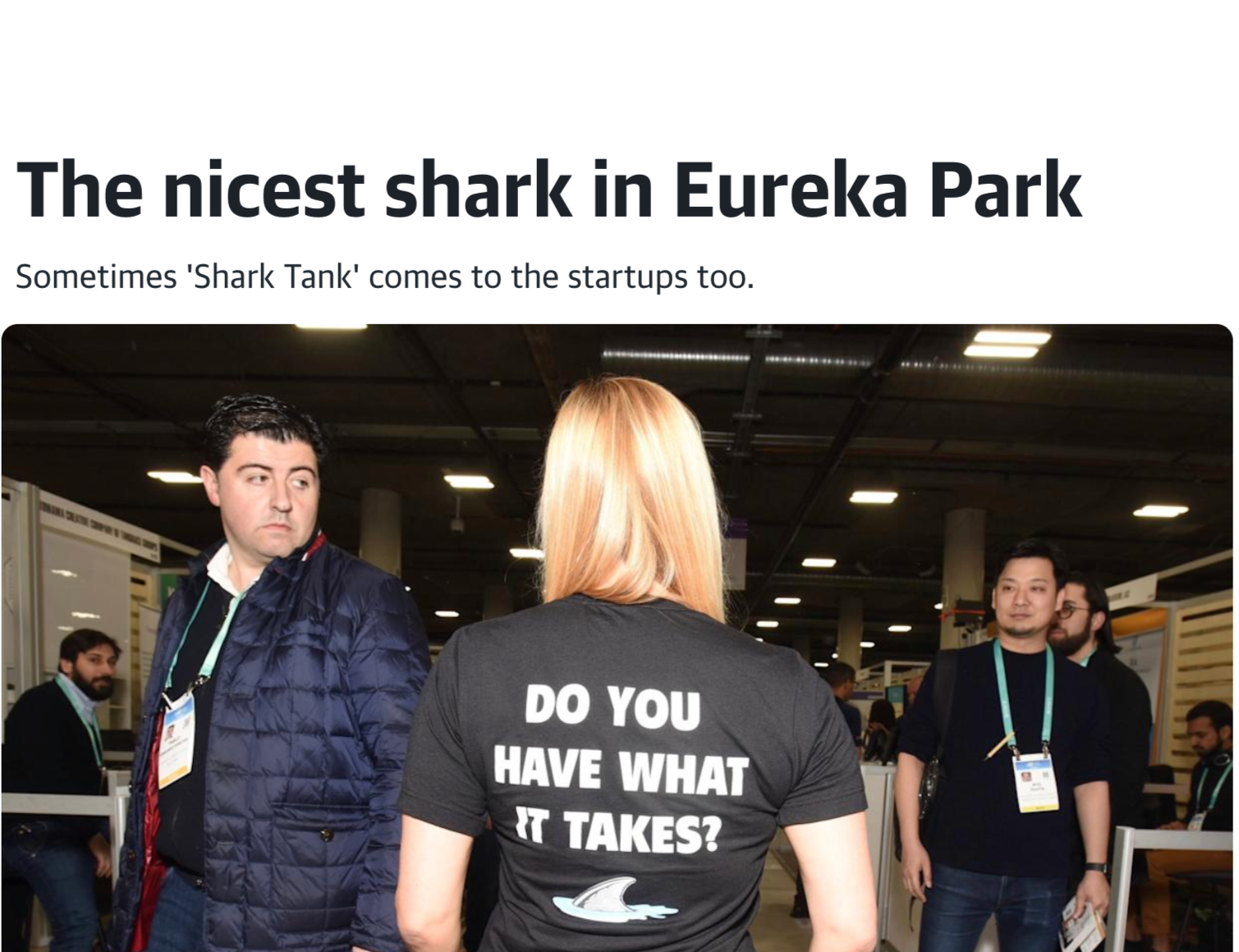 Engadget - Shark Tank Casting Mindy Zemrak