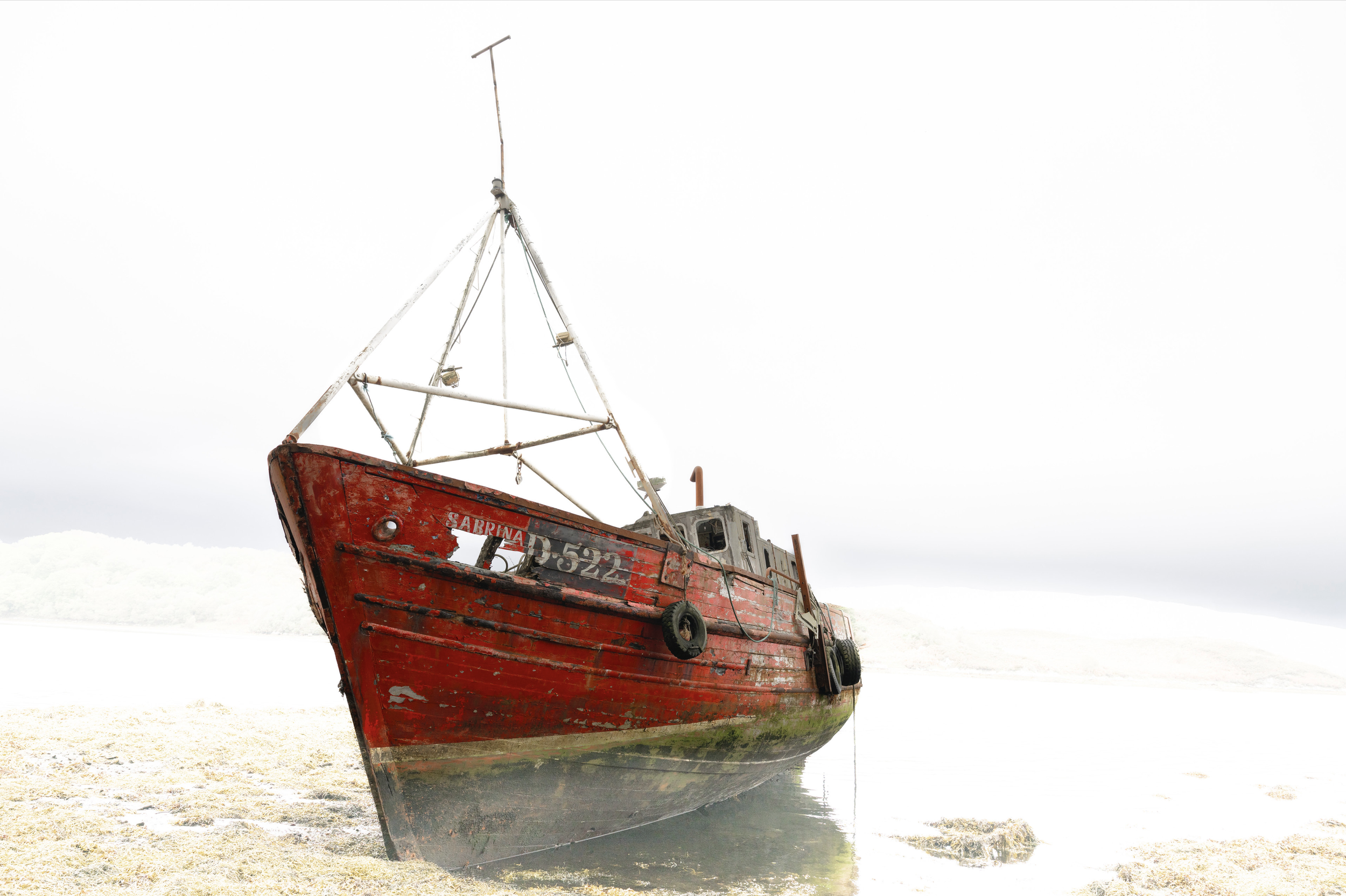 Honorable Mention: "Old Irish Boat" by Kenn Weir