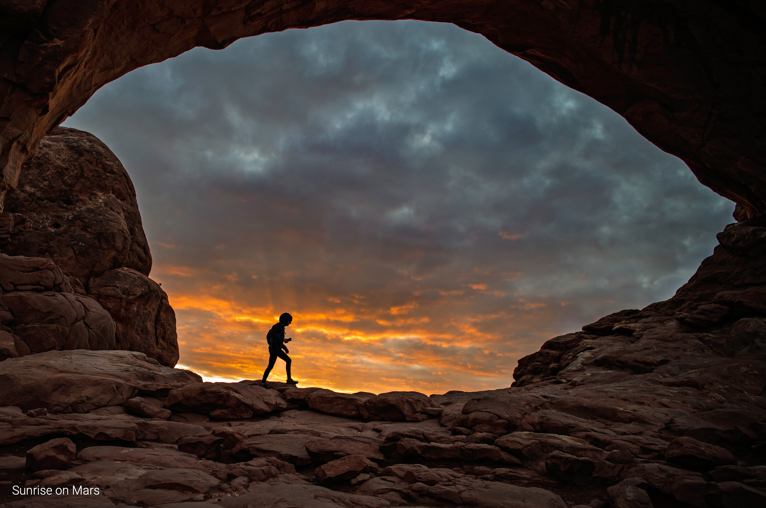 Second Place: "Sunrise on Mars", Photographer - Kenn Weir