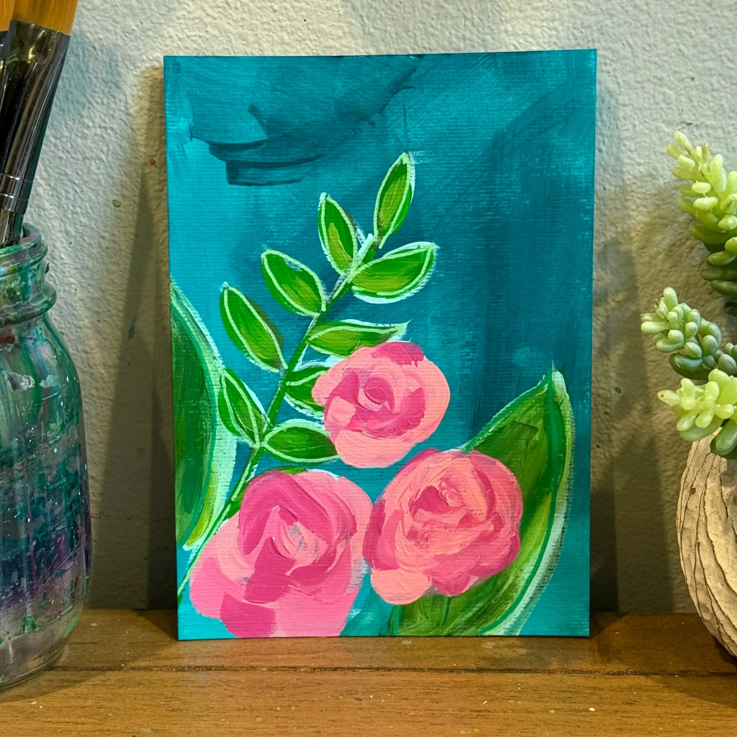 Sweet Pink Rose #4 *NEW*