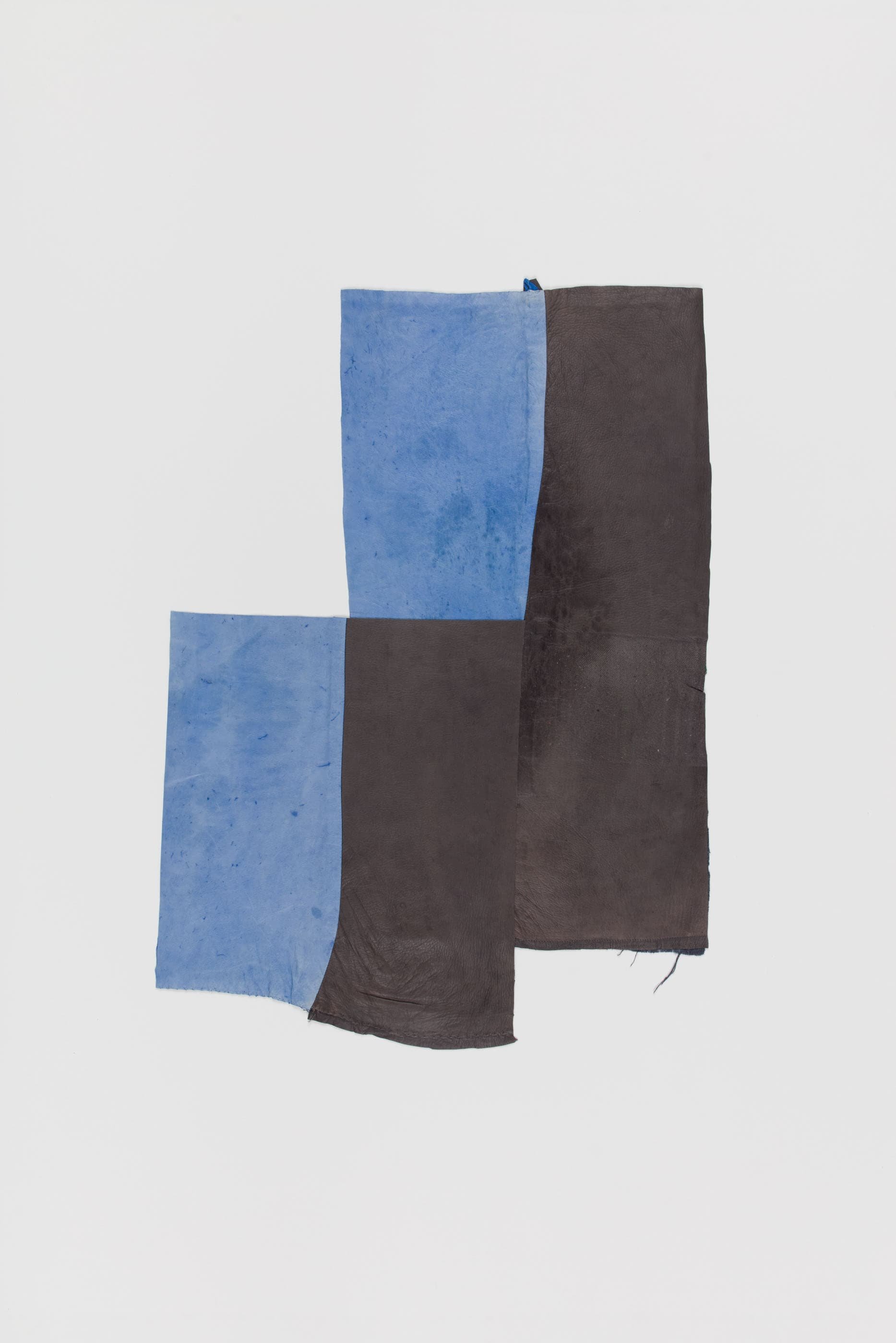 Chip and 2024
56x39 cms
leather on canvas