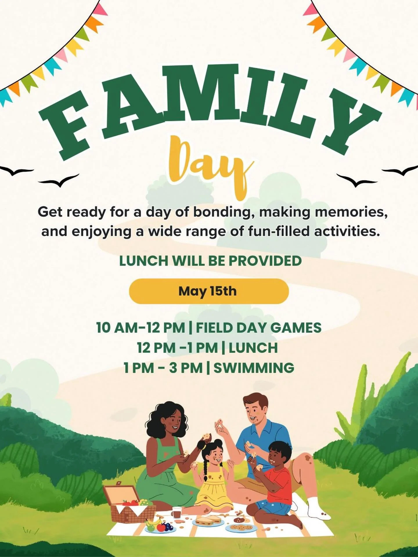 We invite all Pristine Academy families to join us on May 15th for a full day of family fun! We hope to see you there!