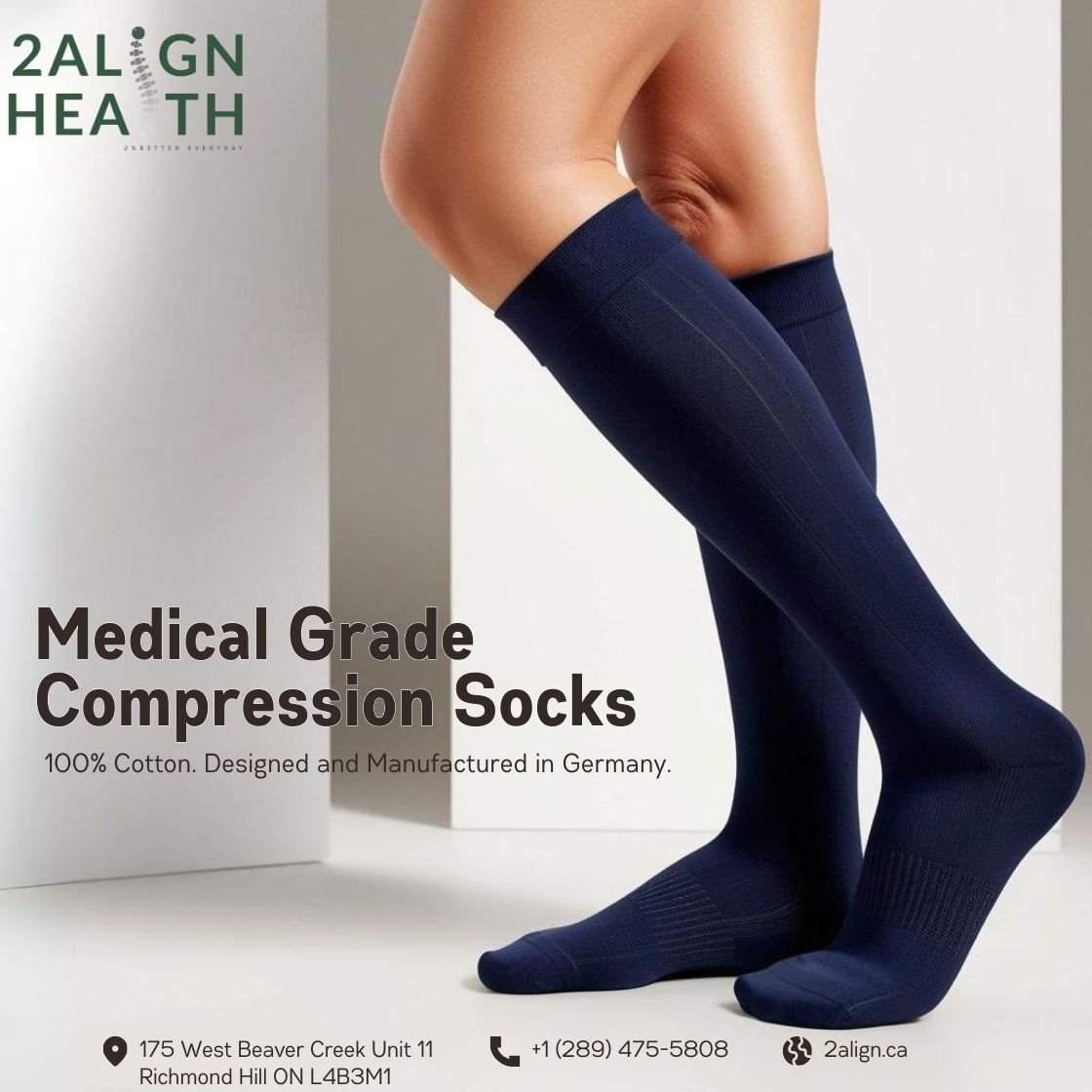 Individually Fitted Medical Grade Compression Socks