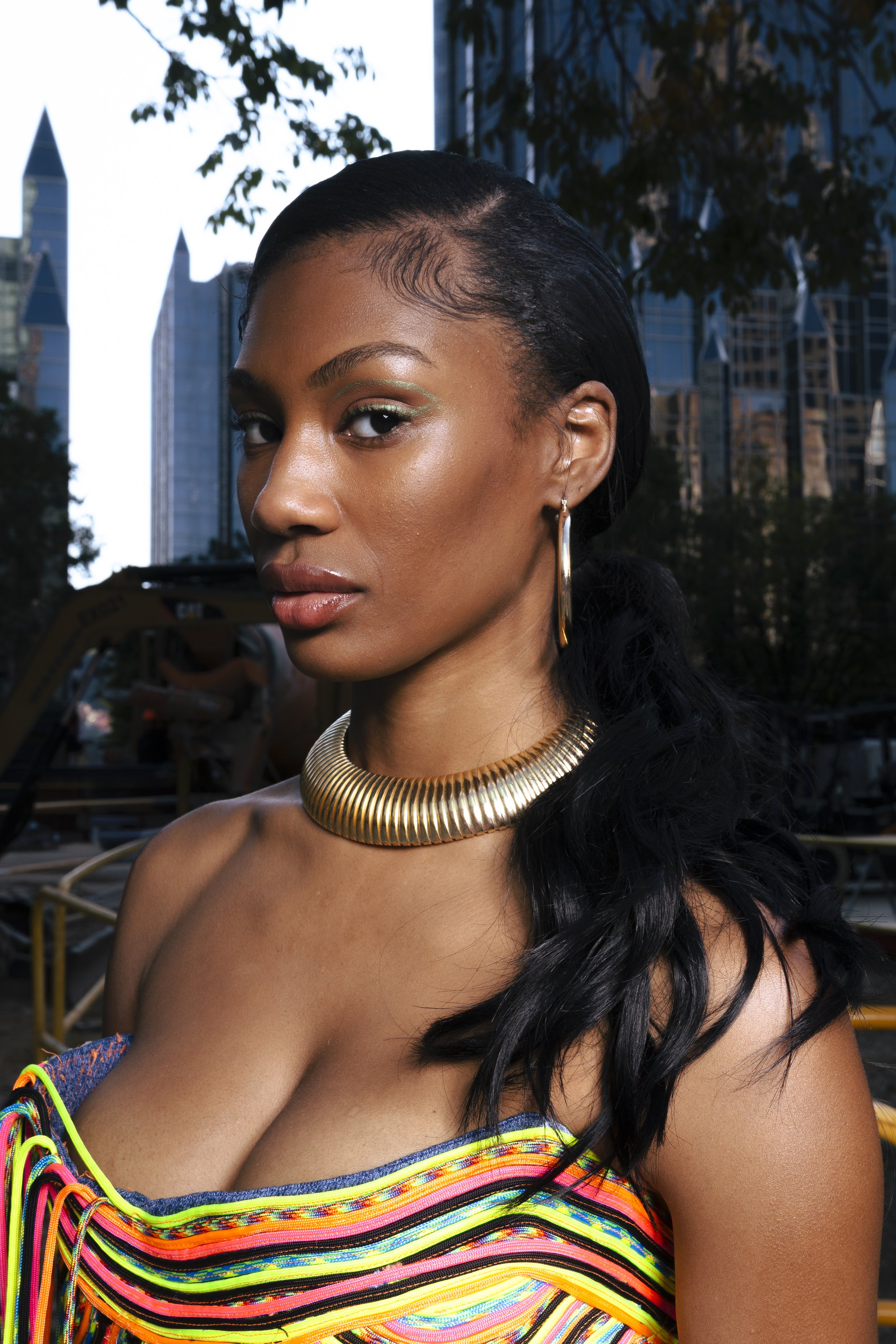 Construction to Couture 2025 Pittsburgh Fashion Week 
"Caution" Outfit
Outfit inspired by construction in Pittsburgh