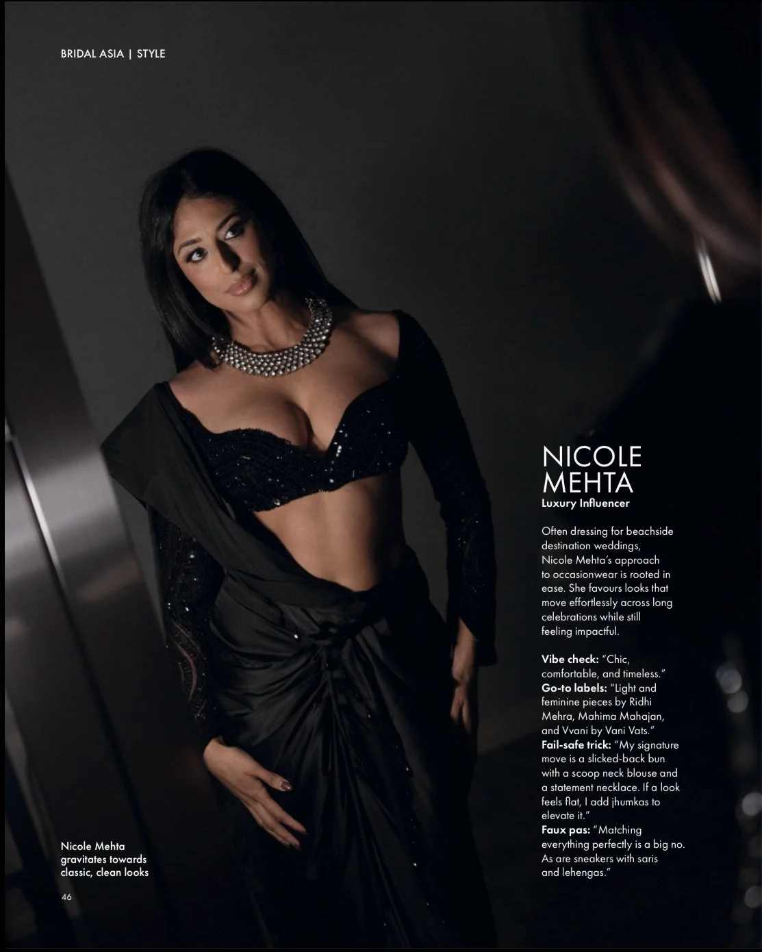 My photo in the 2026 issue of Bridal Asia for @bridalasia chicest wedding guest. @nicolemehta slayed this look! 

Editor: @praachiraniwala
Copy: @banisachar
Model: @nicolemehta 

#indianbridal #indianfashion #asianweddingphotographer #weddinggueststy