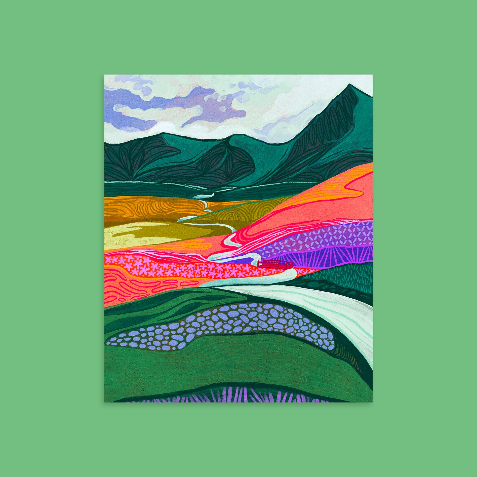 Skye's Enchantment Giclee Print ⛰️✨