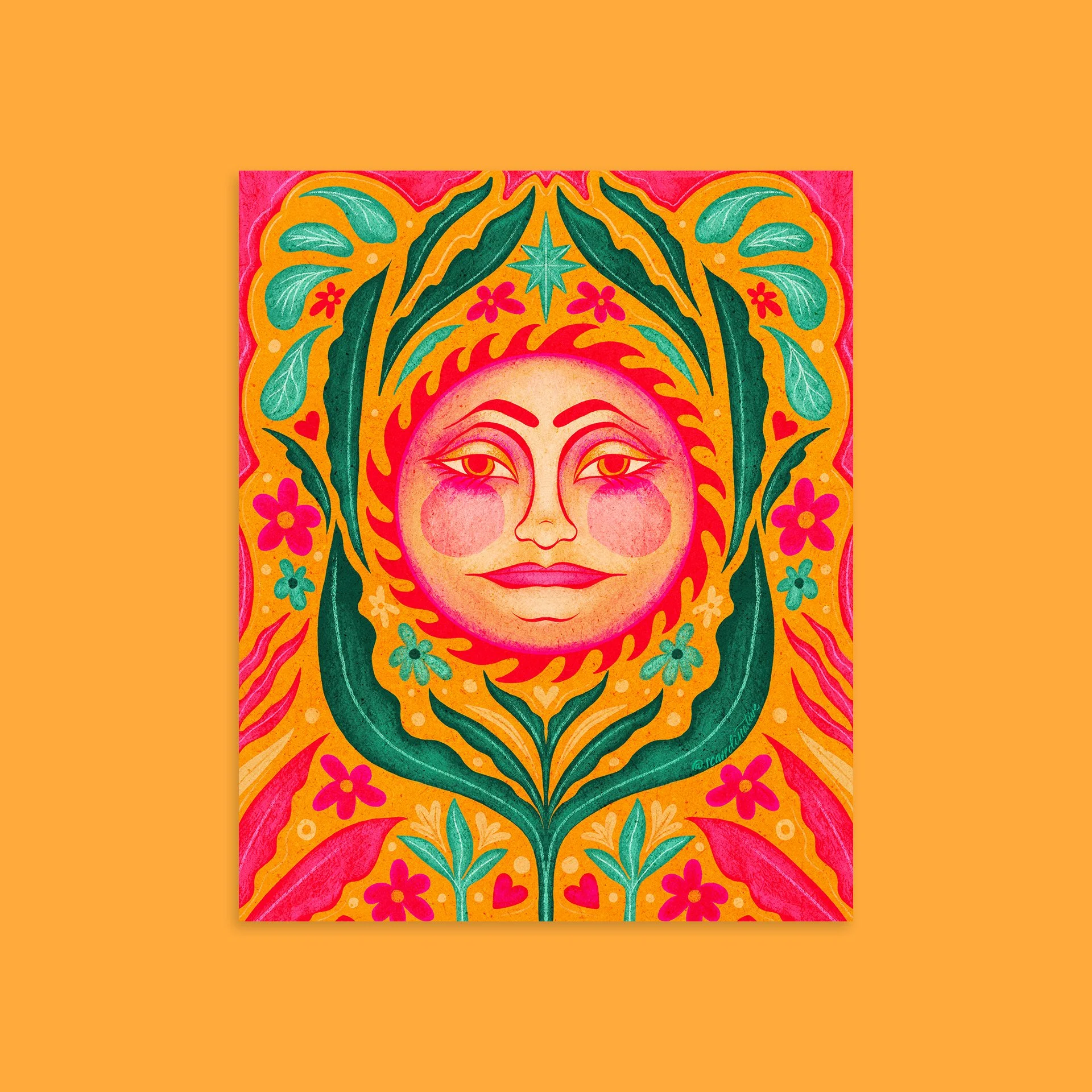 Solar Muse Giclee Print 🌞✨