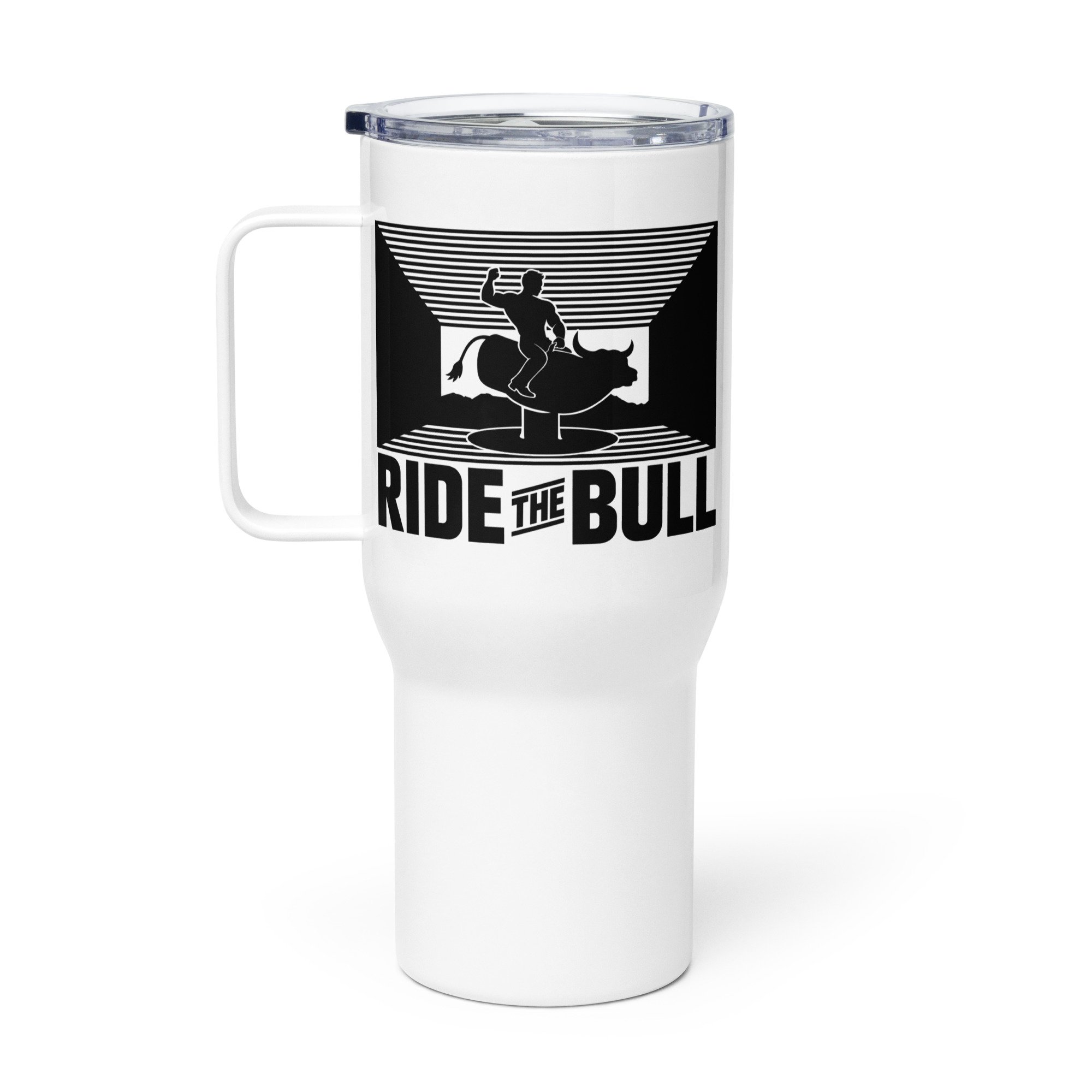 Ride The Bull Travel mug with a handle