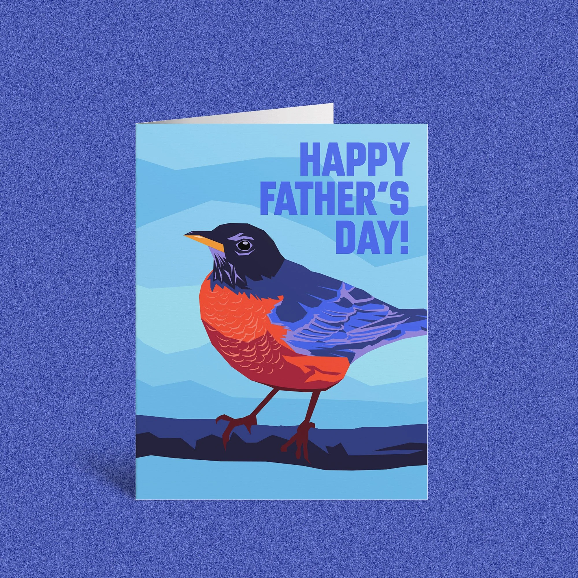 🐥 Happy Father's Day Robin – Greeting Card