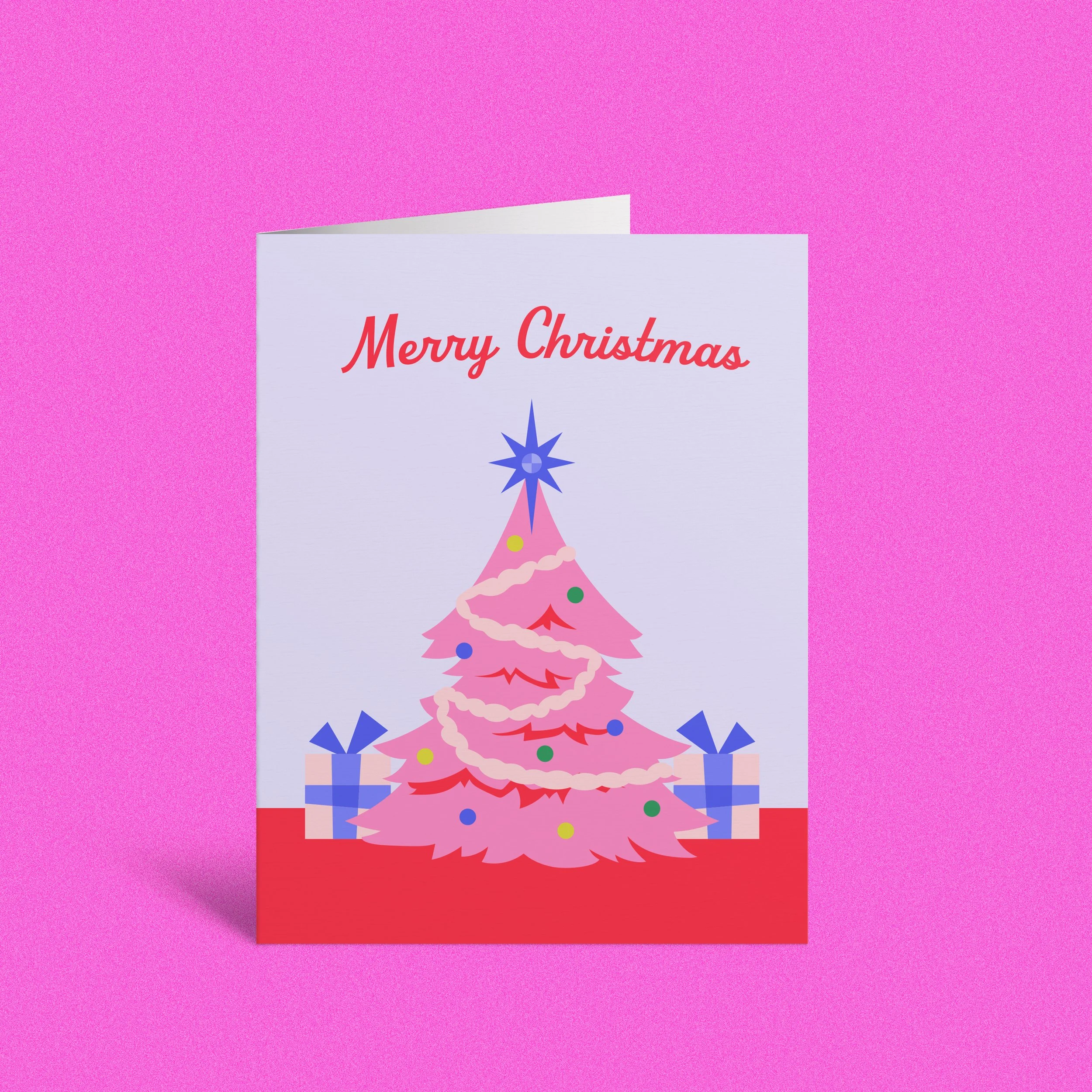 🎄 Merry Christmas Tree Greeting Card